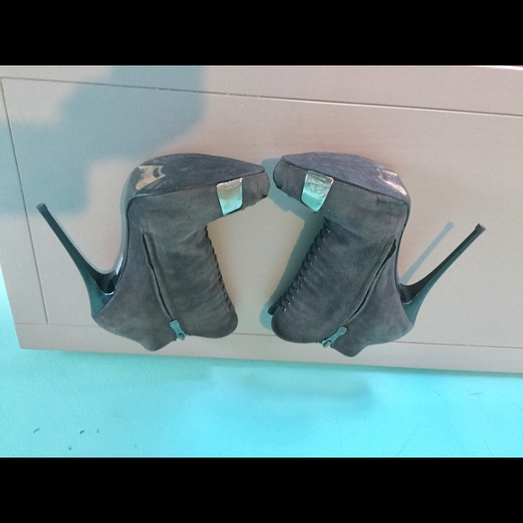 Gianmarco Lorenzi Suede Lace-up Ankle Boot - Picture 6 of 6